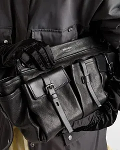 Prada Большая сумка-тоут Route Black - фото 7