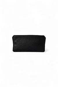 The Row Клатч Compact Square Clutch Black из кожи - фото 1