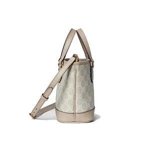 Gucci Сумка-тоут Ophidia Beige - фото 3