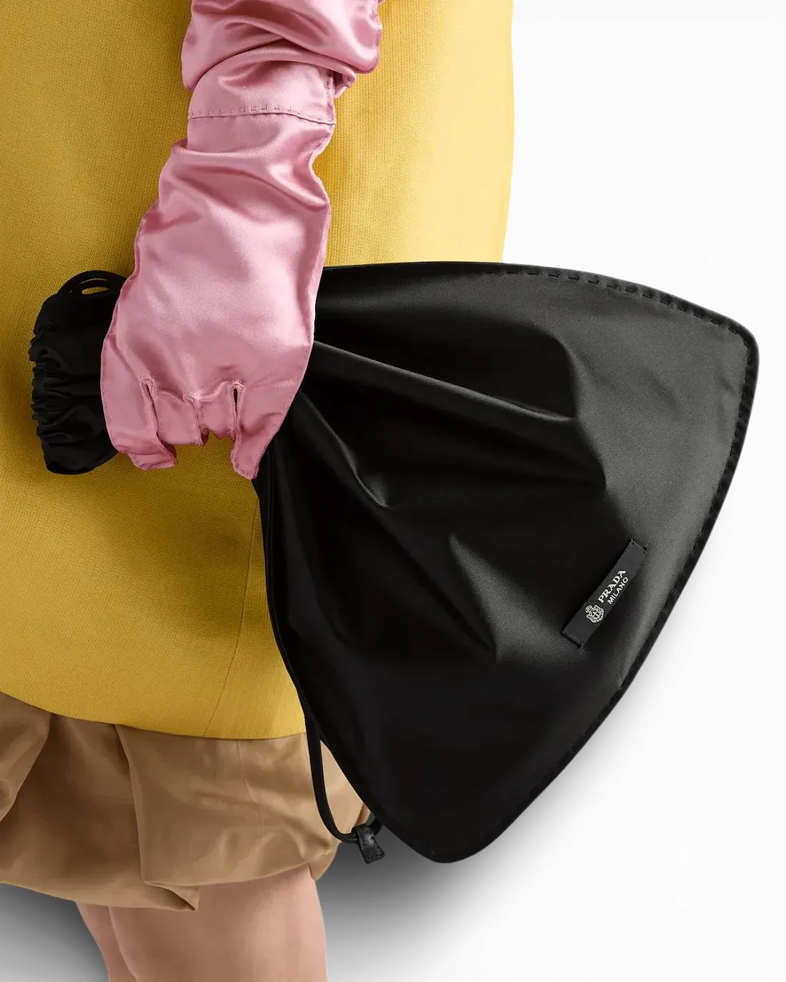 Prada Сумка Wish silk duchesse pouch - фото 7
