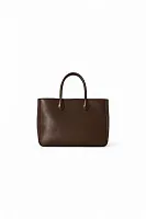 The Row Сумка Small Day Luxe Deep Brown из кожи Deep Brown - фото 1