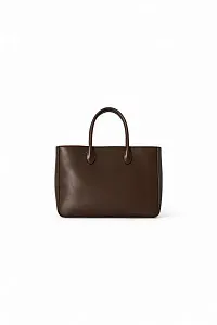 The Row Сумка Small Day Luxe Deep Brown из кожи Deep Brown - фото 1