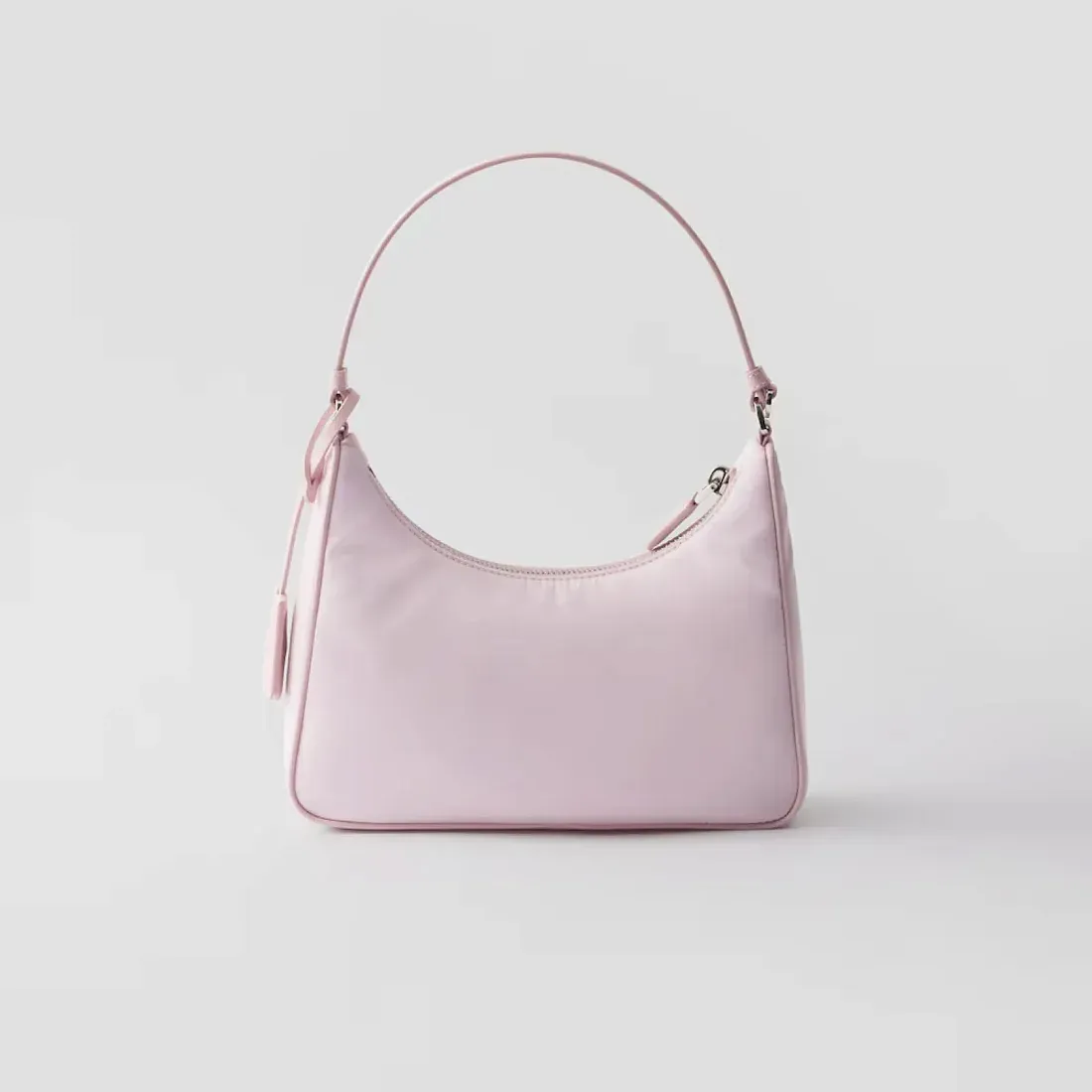 Prada Mини-сумка из Re-Nylon и сафьяновой кожи Re-Edition 2005 Alabaster Pink - фото 3