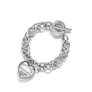 Tiffany & Co. Браслет Return to Full Heart Toggle Bracelet in Sterling Silver - фото 1
