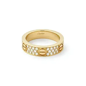 Cartier Кольцо Love ring, classic model, paved, - фото 1