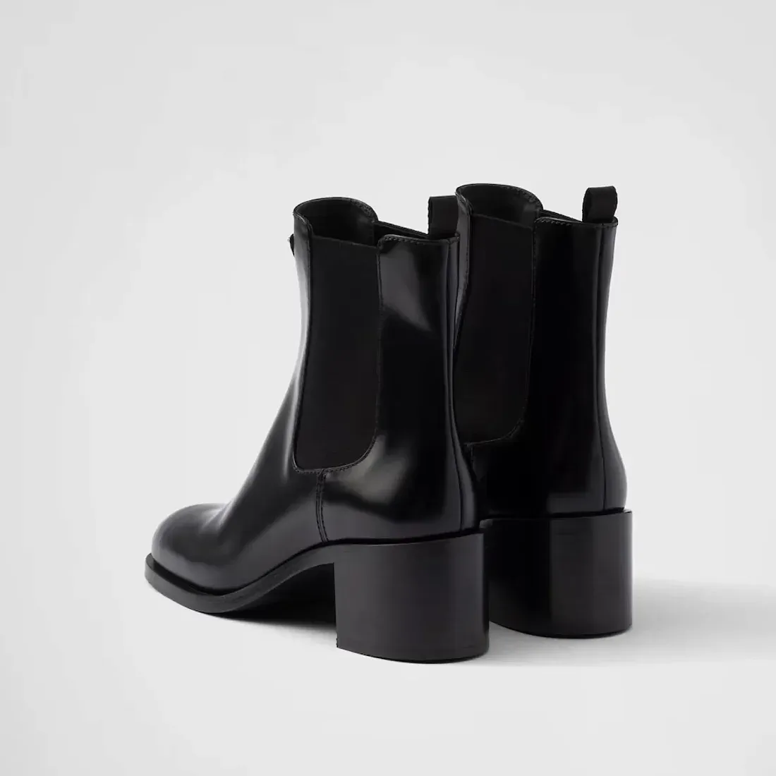 Prada Ботинки из матовой кожи - фото 5