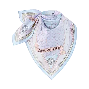 Louis Vuitton Платок-каре Map Lilas - фото 2