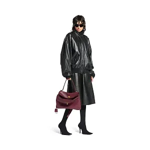 Balenciaga Cумка Rodeo среднего формата Dark Burgundy - фото 8