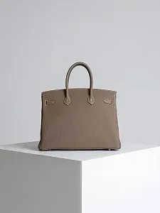 Hermès Сумка Birkin 35 Etoupe Togo Palladium Hardware - фото 5