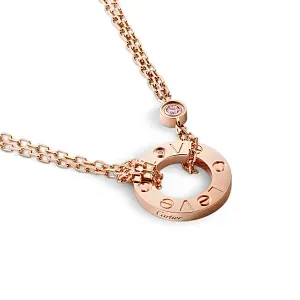 Cartier Кулон Love, 2 pink sapphire - фото 3