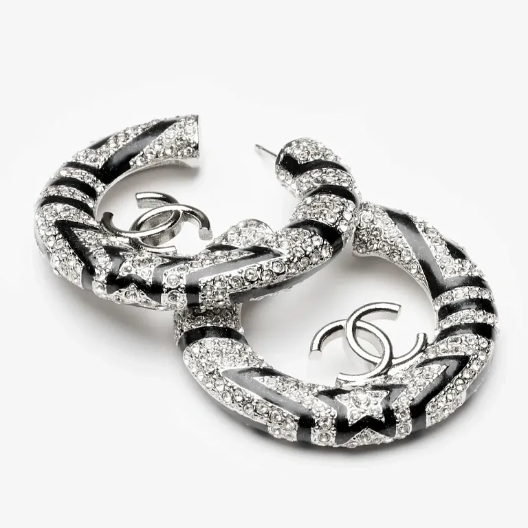 Серьги-кольца Chanel - фото 2