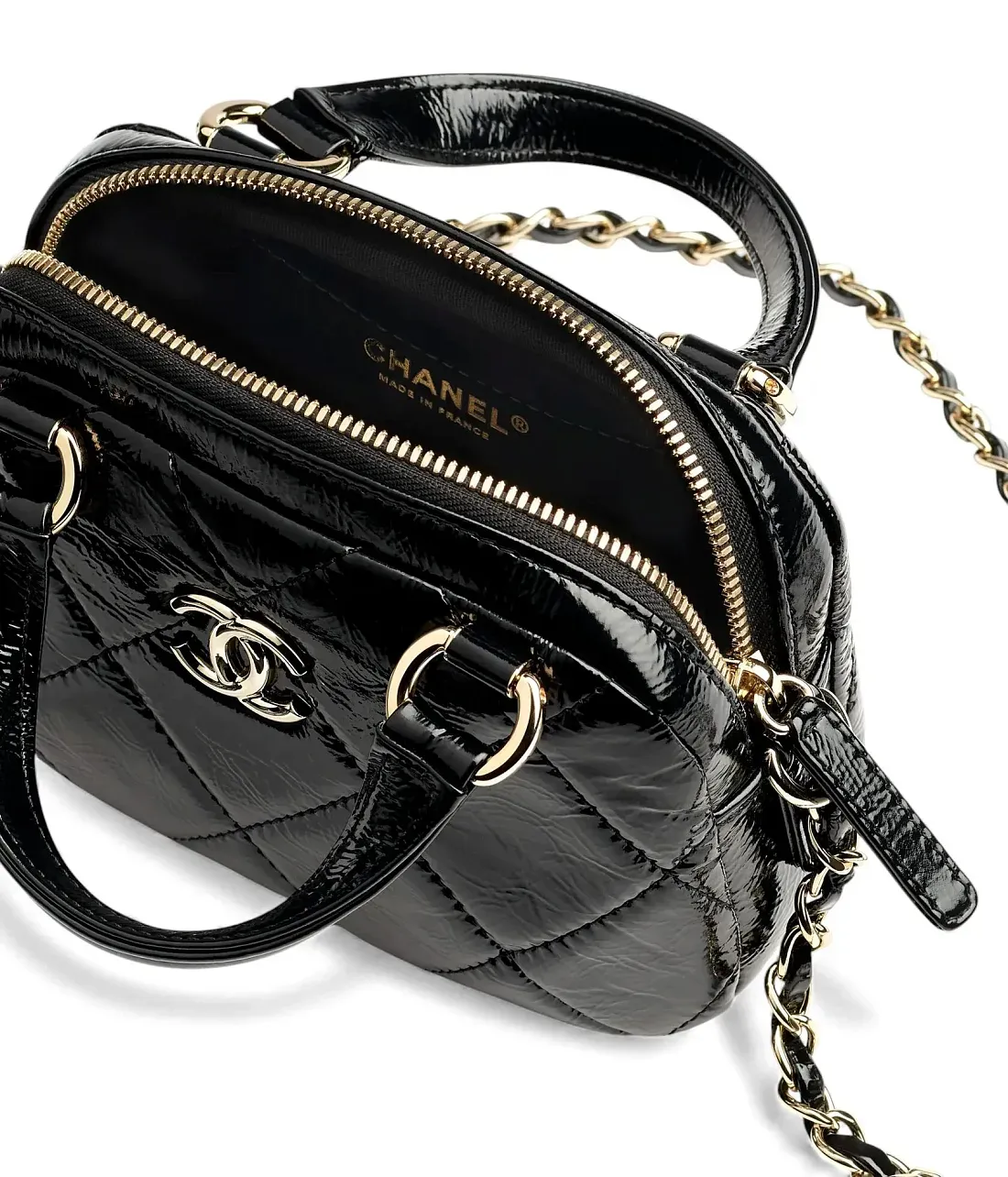 Chanel Мини-сумка Bowling - фото 4