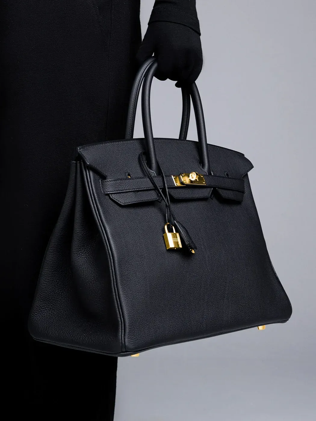 Hermès Сумка Birkin 35 Black Togo Gold Hardware - фото 2
