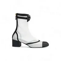 Chanel Ботильоны White / Black - фото 1