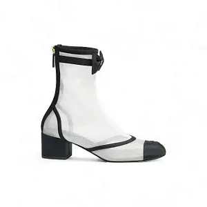 Chanel Ботильоны White / Black - фото 1