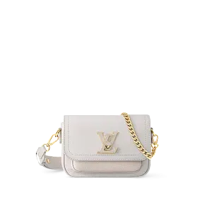 Louis Vuitton Сумка Lockme Tender Gris Colombe/Quartz - фото 1