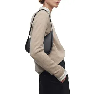 The Row Сумка Half Moon Black из кожи Black - фото 2