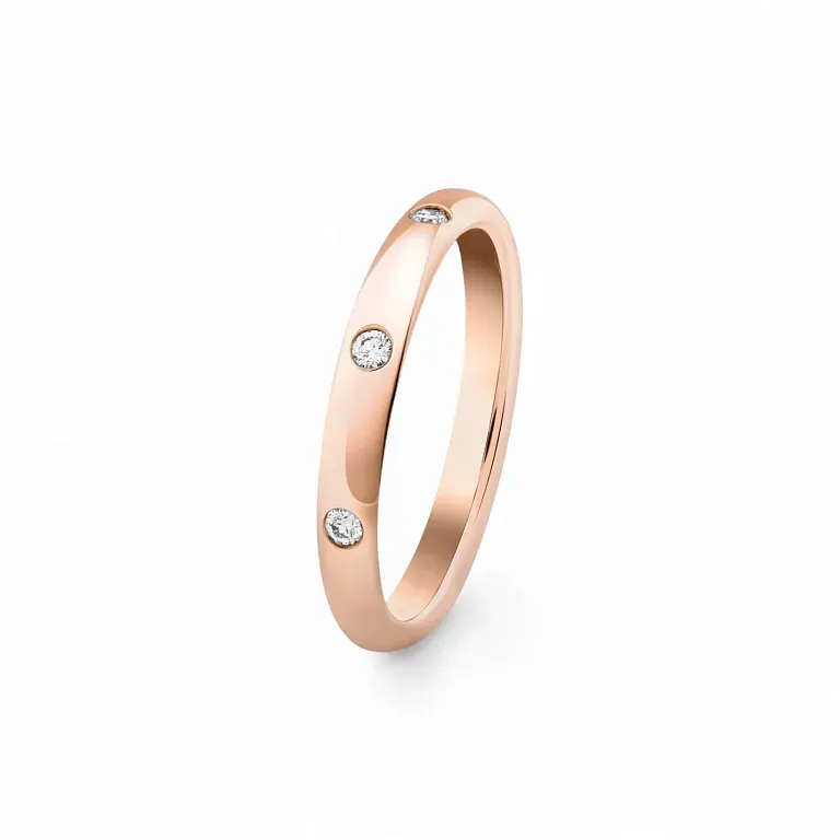 VAN CLEEF AND ARPELS Обручальное кольцо Tendrement Etoiles Van Cleef & Arpels Rose Gold - фото 1