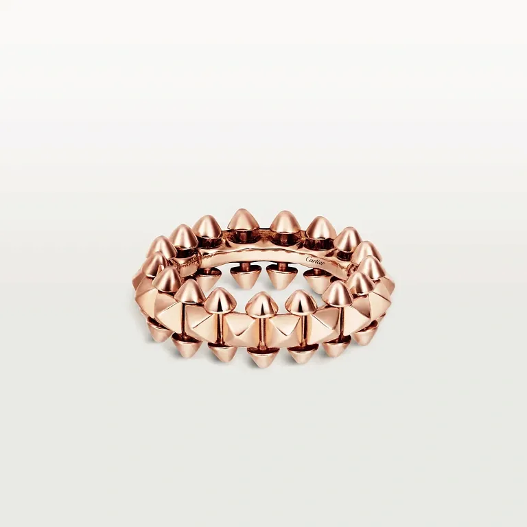 Среднее кольцо Clash de Cartier Men Rose Gold - фото 1