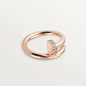 Cartier Кольцо Juste Un Clou с бриллиантами Rose Gold - фото 1