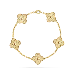 Van Cleef & Arpels Браслет Vintage Alhambra Yellow Gold - фото 1