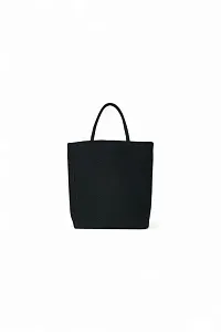 The Row Сумка Cecily Mini Tote Black из хлопка - фото 1
