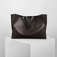 Phoebe Philo Сумка XL Cabas Chocolate Brown - фото 1