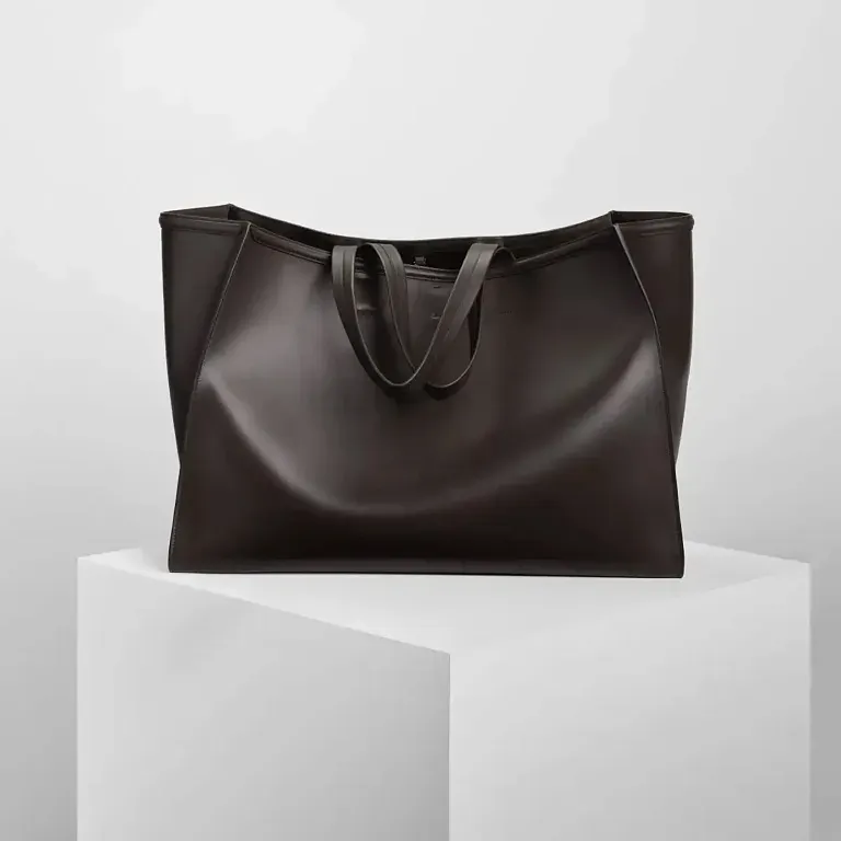 Сумка XL Cabas Phoebe Philo Chocolate Brown - фото 1