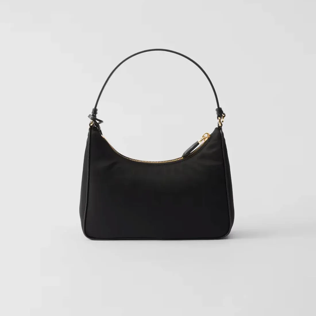 Prada Mини-сумка из Re-Nylon и сафьяновой кожи Re-Edition 2005 Black - фото 4