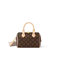 Louis Vuitton Сумка Speedy 20 с плечевым ремнем Biege - фото 1