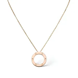Cartier Кулон Love Men Rose Gold - фото 1