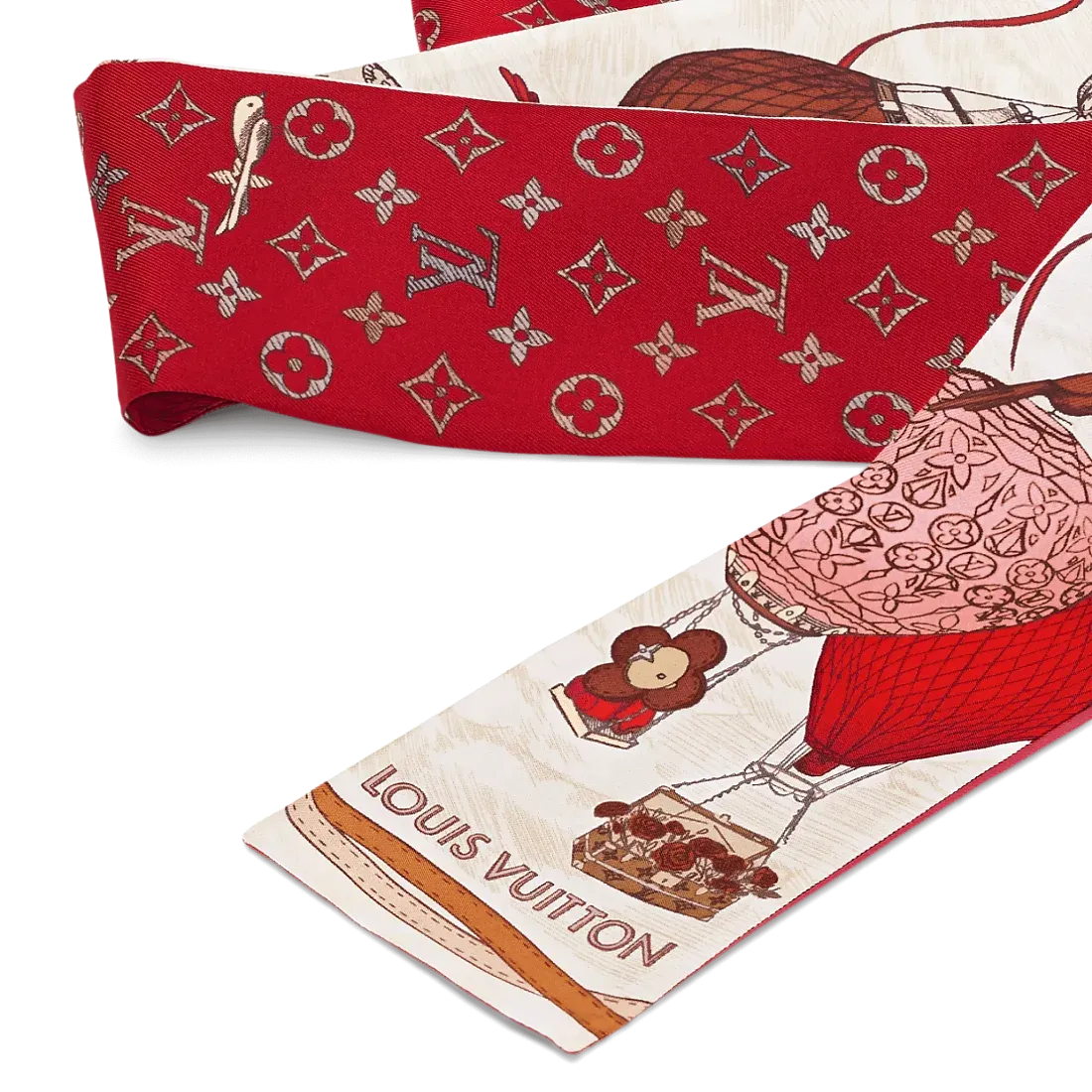 Louis Vuitton Шелковая лента Up And Away Coquelicot - фото 2