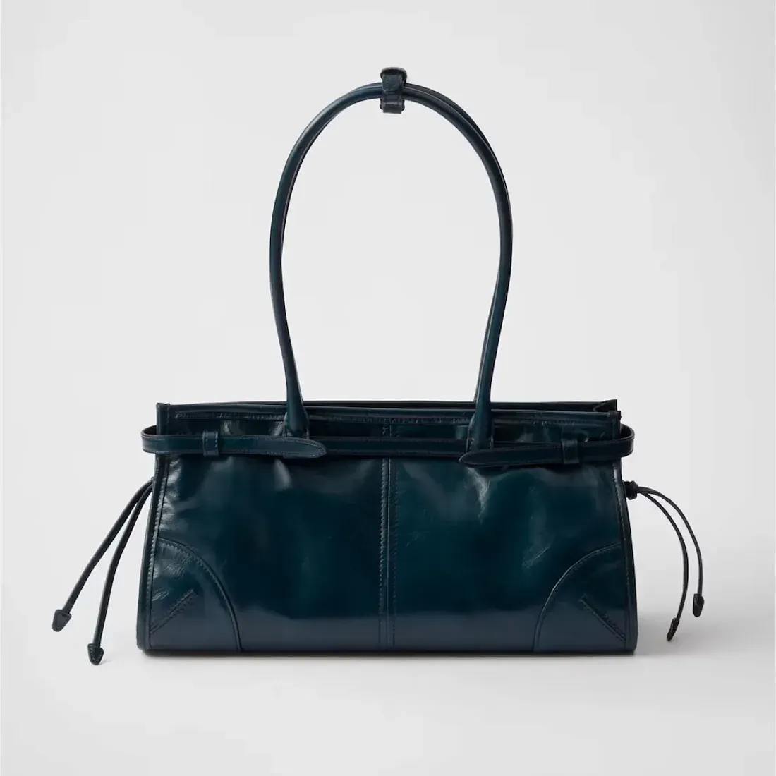 Prada Средняя кожаная сумка Denim - фото 5
