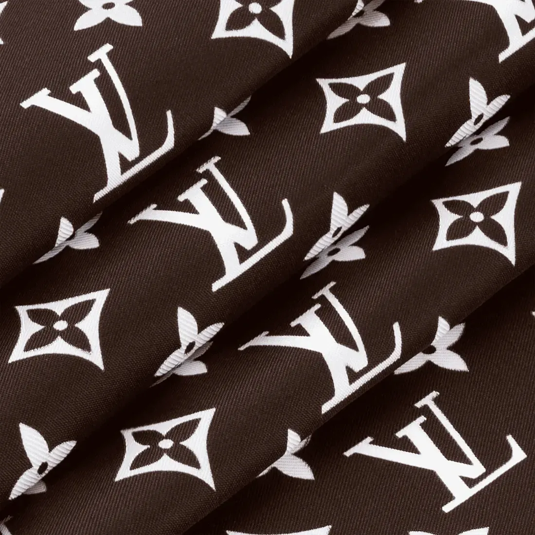 Louis Vuitton Платок-каре Monogram Infinity 90 Marron Fonce - фото 3