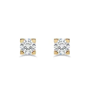 Cartier Серьги C de stud earrings, 2 brilliant-cut diamonds - фото 1