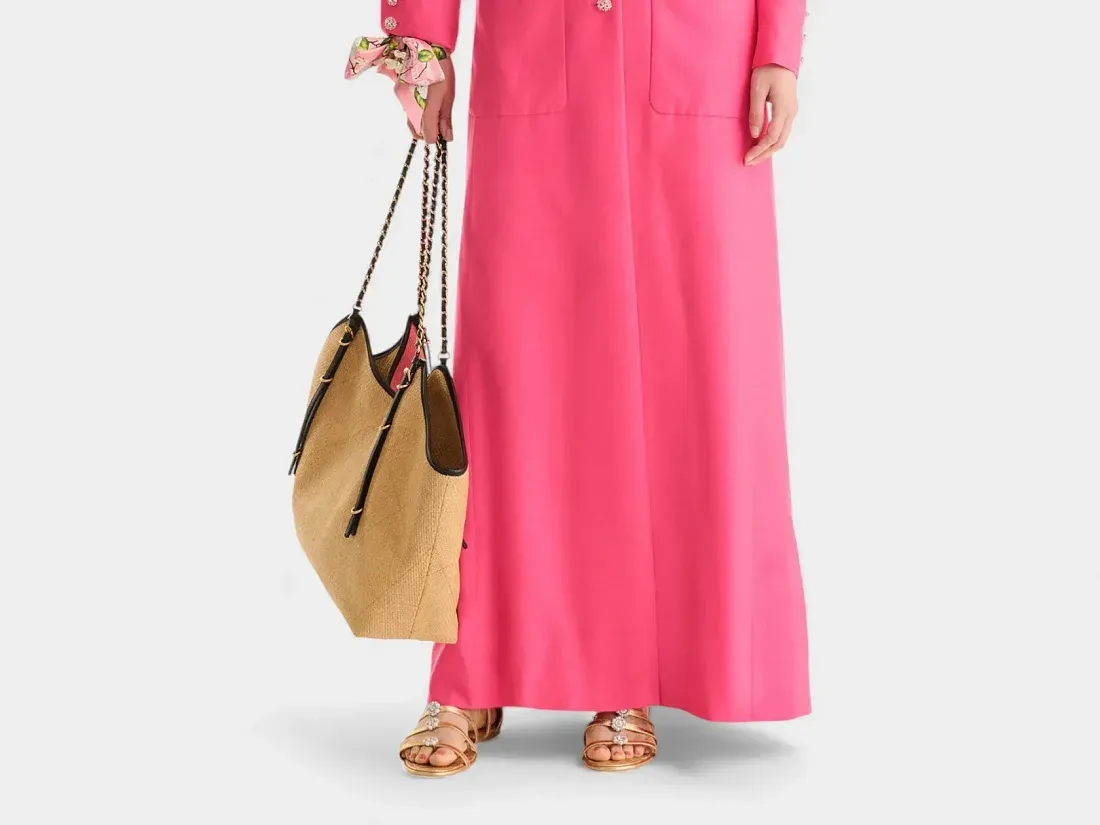 Chanel Большая сумка Cabas Beige - фото 2