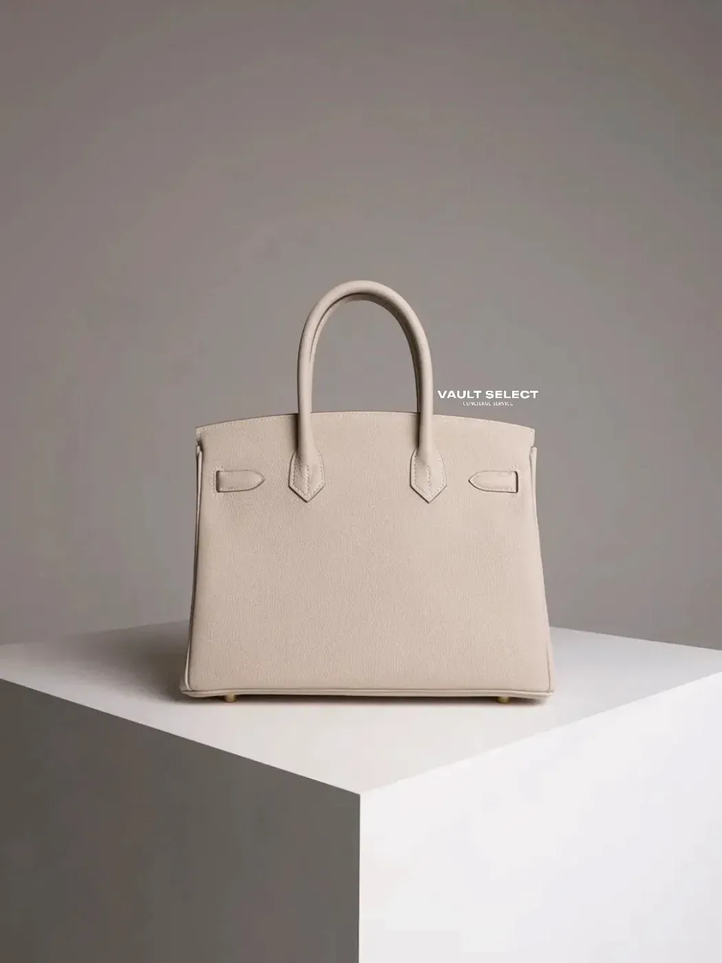 Hermès Сумка Birkin 30 Craie Togo Gold Hardware - фото 6