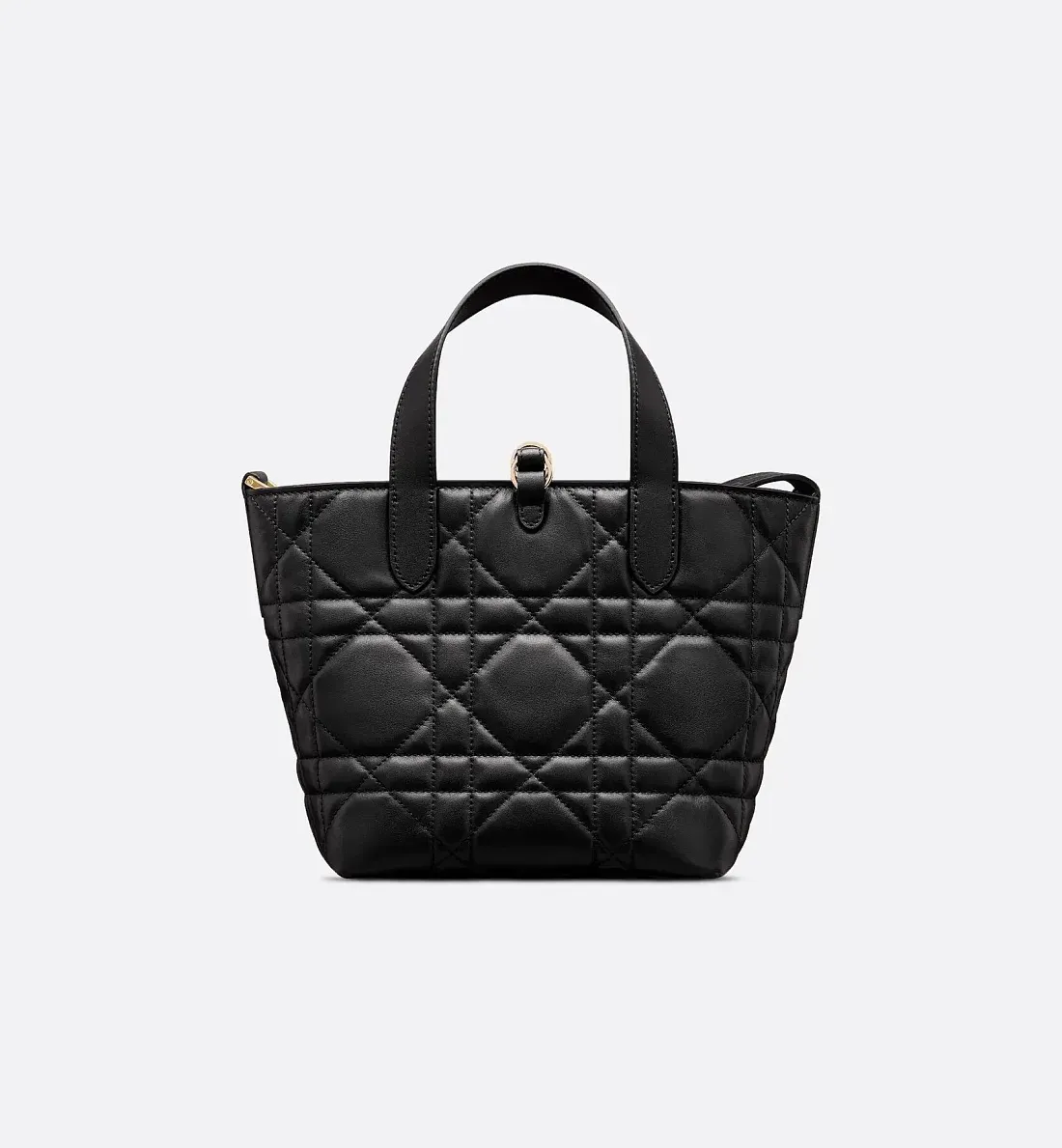 Dior Вертикальная сумка-тоут Toujours маленького формата Black - фото 4
