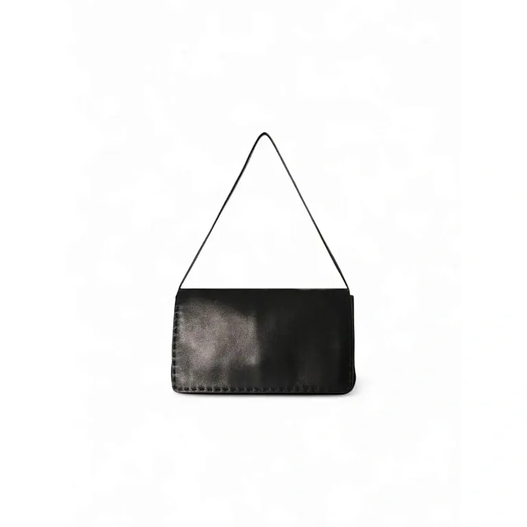 Сумка Nuance Shoulder Dark Brown из кожи The Row Black - фото 1
