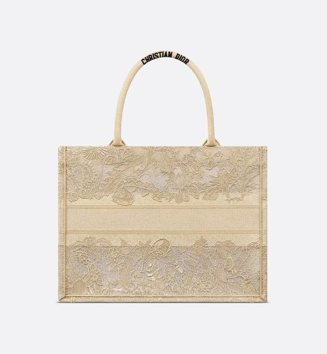 Dior Сумка Book Tote Or среднего формата Gold Metallic - фото 3