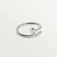 Cartier Кольцо Juste Un Clou маленькая модель White Gold - фото 1
