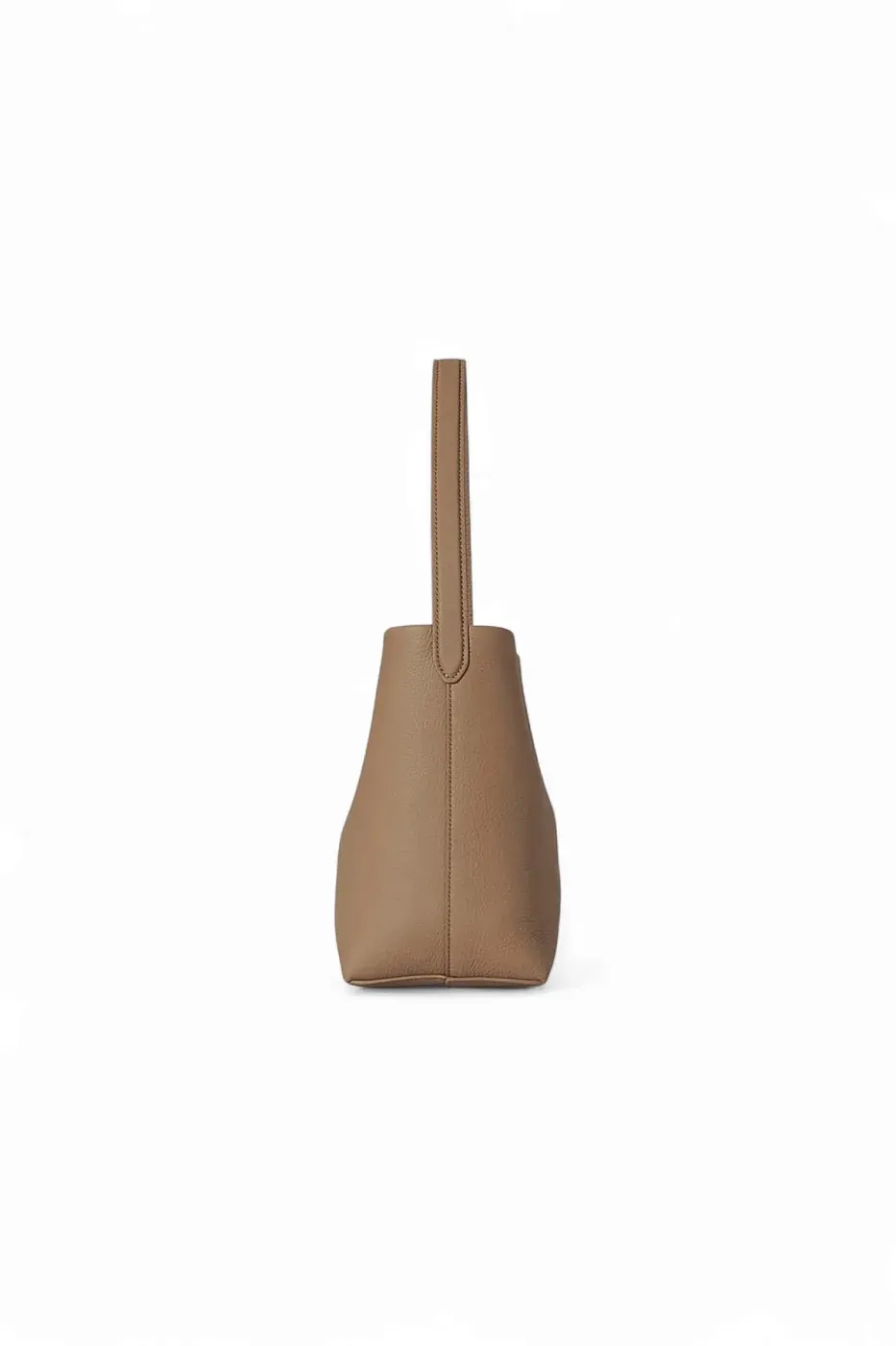 The Row Сумка Small NS Park Tote Black из кожи Dark Taupe - фото 4