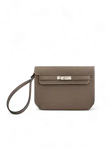 Hermès Сумка Kelly Depeches 25 Etoupe Togo Palladium Hardware - фото 1