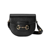 Gucci Мини-сумка Horsebit 1955 Black - фото 1