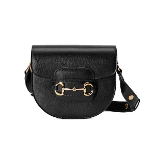 Gucci Мини-сумка Horsebit 1955 Black - фото 1