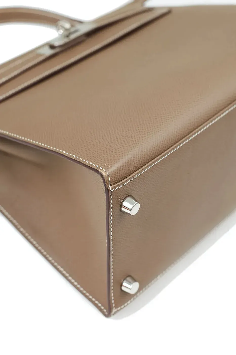 Hermès Kelly 28 Etoupe Epsom PHW Preloved - фото 10