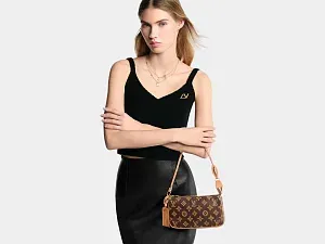 Louis Vuitton Сумка Pochette Accessoires NV Brown - фото 5