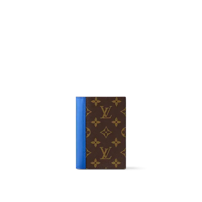 Обложка для паспорта Louis Vuitton Blue - фото 1