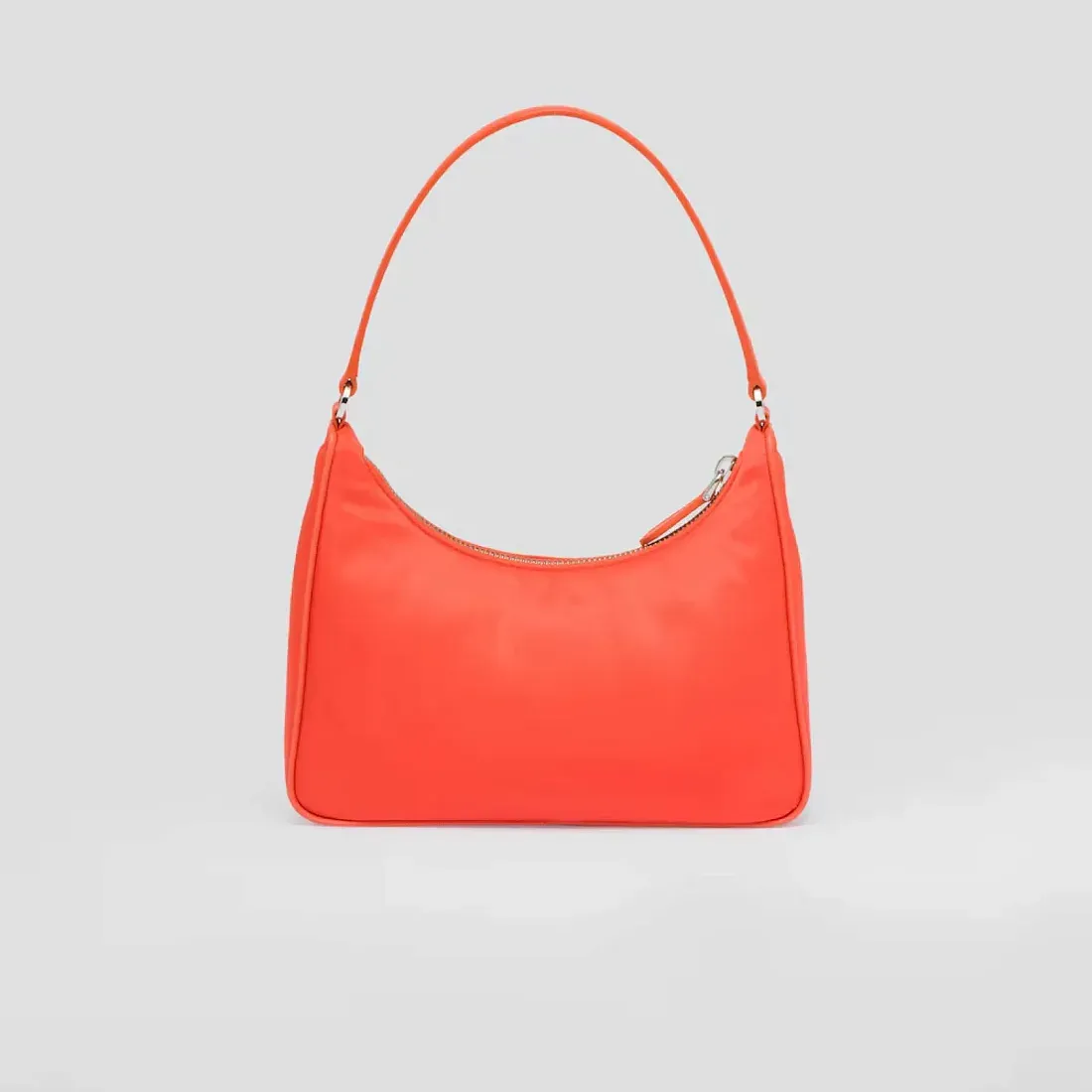 Prada Мини-сумка Re-Edition 2005 из Re-Nylon и сафьяновой кожи Orange - фото 4