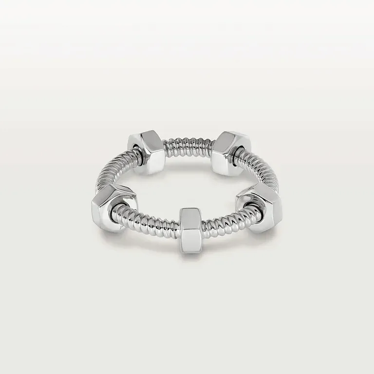 Кольцо Ecrou de Cartier Men White Gold - фото 1